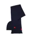 Ensemble Bonnet Et Écharpe Zaschel Homme Taille Unique Bleu Marine Rouge Hugo-2