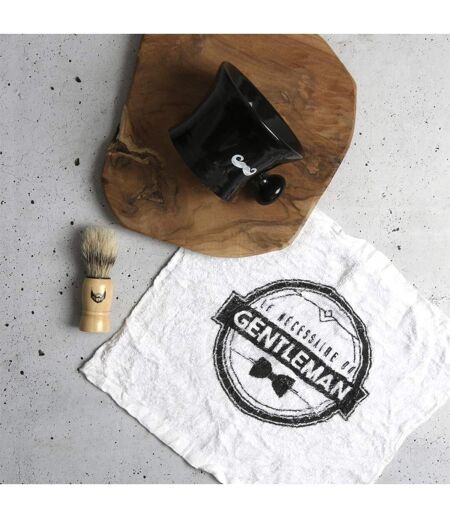 Coffret Entretien Barbe 3 Accessoires 10cm Noir