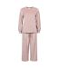 Ladies Winter Loungewear Comfy Set | Soul Warming Thermal Pink Pyjama Set-1