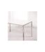 Nappe Cristal Garden 140x240cm Transparent & Blanc