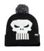 The Punisher Pom Pom Skull Beanie (Black) - UTHE633