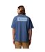 T-shirt Motif/style Logo Dans Le Dos Icon Homme Bleu Gris Columbia-2