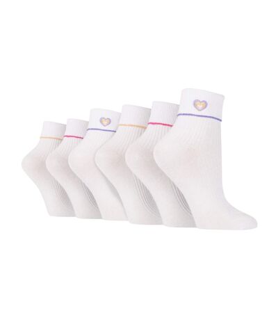 Wildfeet - 6 Paires Femme Chaussettes Chaudes Polaire Thermiques Coton