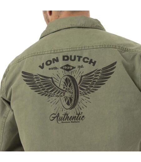Sur Chemise homme en sergé de coton avec Patchs Cain Vondutch