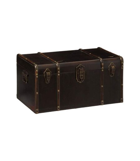 Lot de 3 Malles de Rangement British 80cm Marron