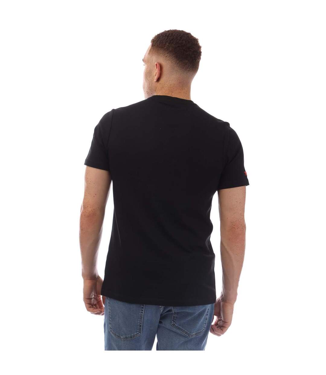 T-shirt Style Imprimé Cali Crown Homme Noir Modern Amusement-3