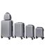 Lot de 4 Valises & Vanity Tokyo 100L Gris-1