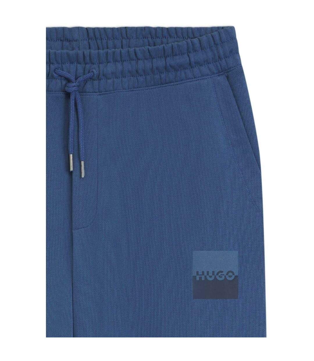 Mens Dusplitan Logo Joggers Medium Blue Hugo-4