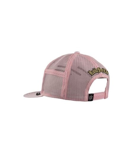 Casquette snapback visière plate avec filet bi-matière Flower Snap Rock'n Free Life