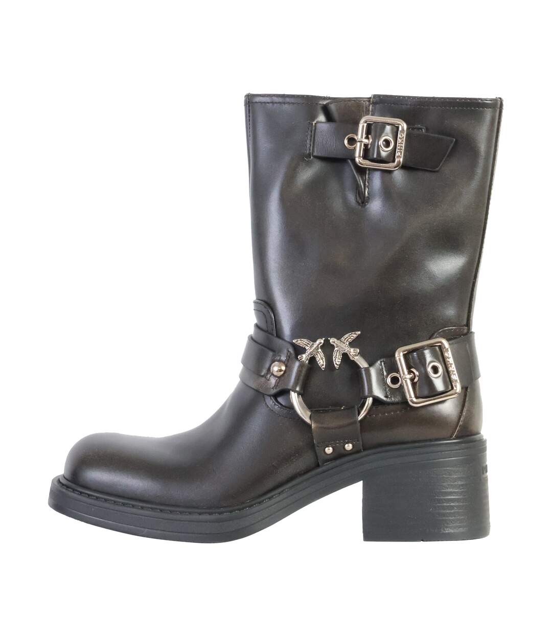 Bottes Cuir Pinko Alys 02-1