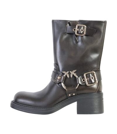 Bottes Cuir Pinko Alys 02