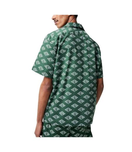 Chemise manches courtes homme vert Lacoste