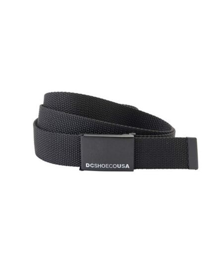 Ceinture en tissu noir homme dc shoes web belt 3