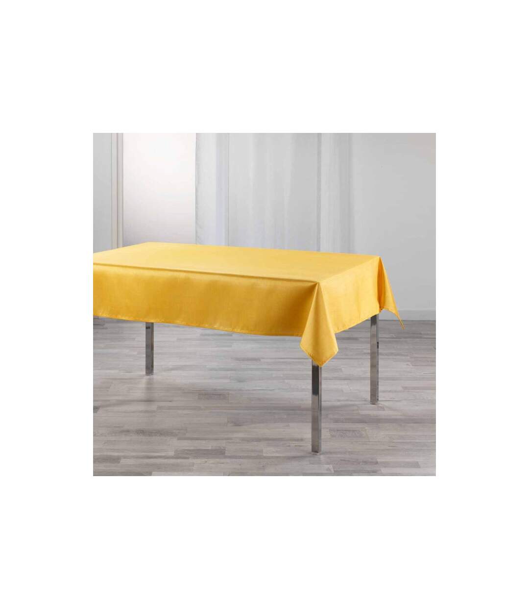 Nappe Rectangulaire Shana 150x240cm Moutarde-1