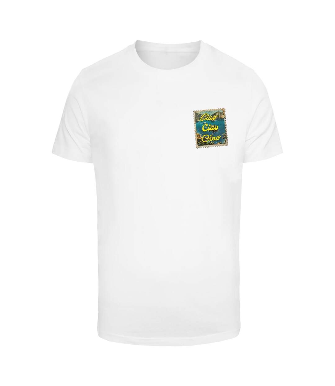 T-shirt Homme La Vita E Breve Blanc Mister Tee-2