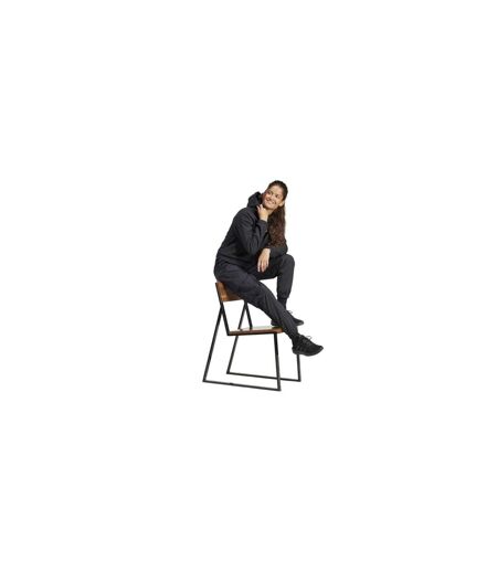 Womens/ladies Essential Trefoil Cargo Trousers Black Adidas