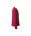 Mens Basic Long-sleeved T-shirt Red Clique-4