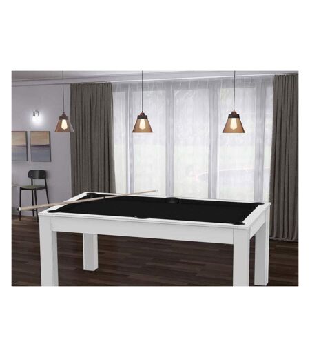 Billard convertible table 6 personnes Texas + plateau dinatoire