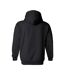Sweatshirt À Capuche Unisexe Noir Gildan-2
