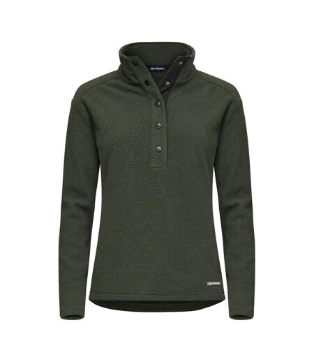 Womens/ladies hunts point fleece jacket ivy green Cutter & Buck