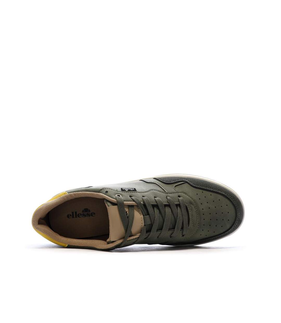 Baskets kaki homme ellesse pansit-4