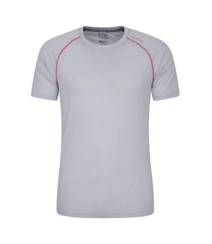 Mountain Warehouse Mens Aero II Short-Sleeved T-Shirt (Light Grey)