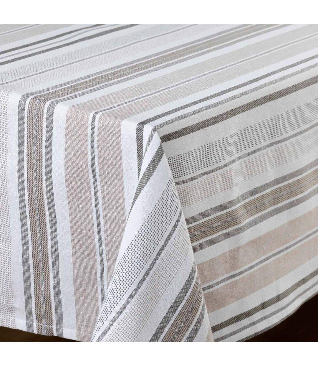 Nappe Imprimé Melina 140x240cm Gris-2