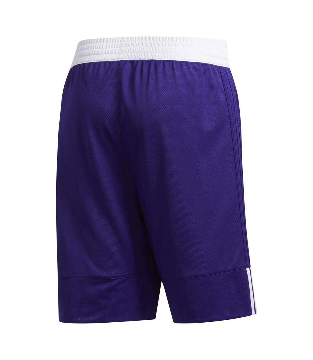 Short De Basket Motif/style Logo Homme Violet Blanc Adidas-2