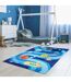 Tapis enfant fait main motif simple LAZNA