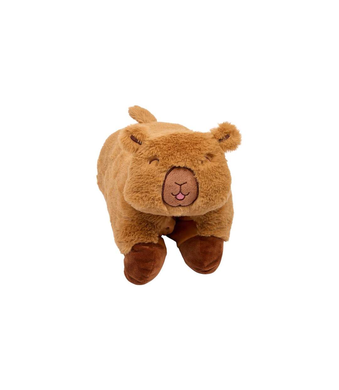 Bouillotte Coussin Capybara 34cm Marron-4