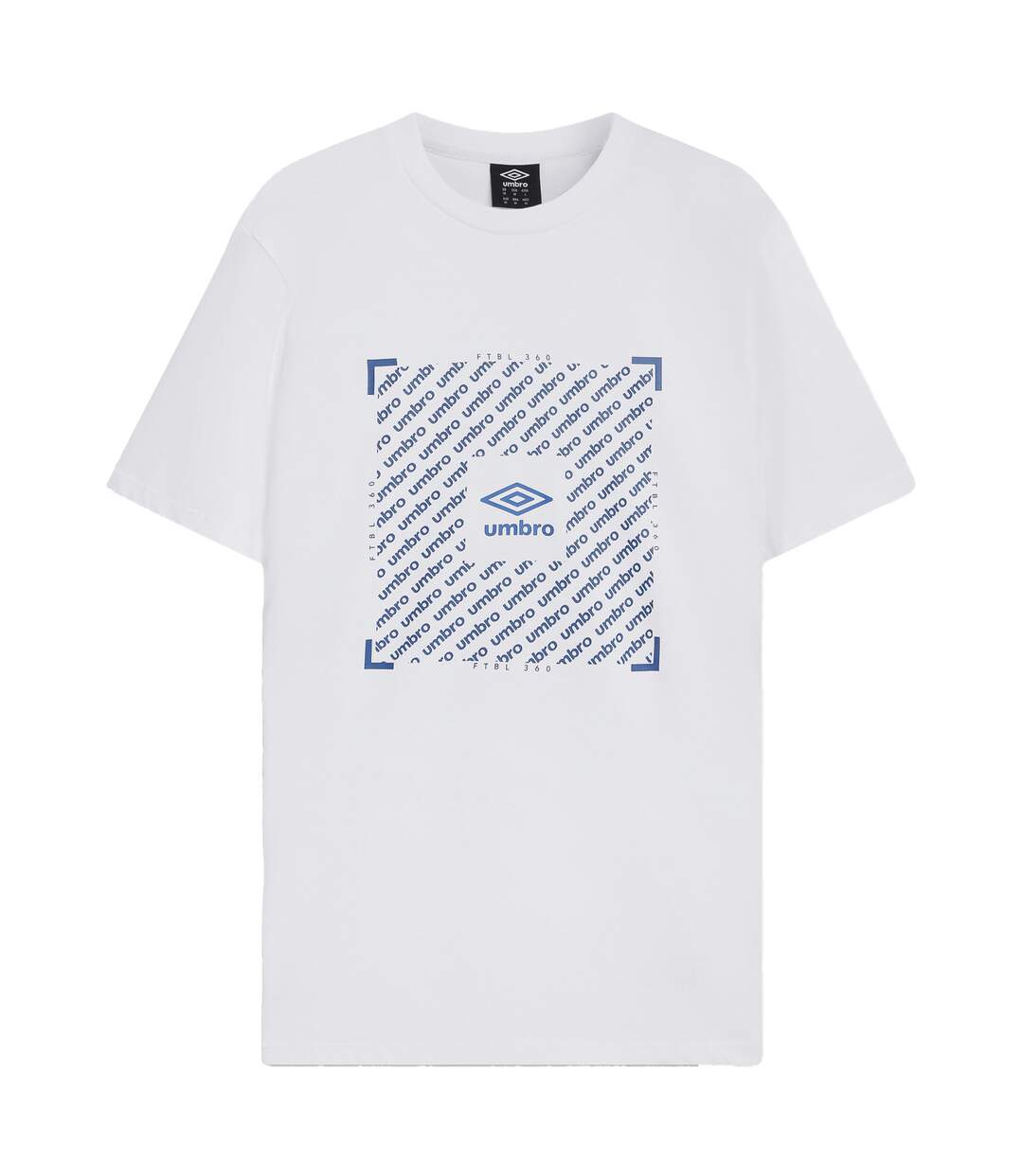 Mens ftbl graphic t-shirt brilliant white Umbro-1