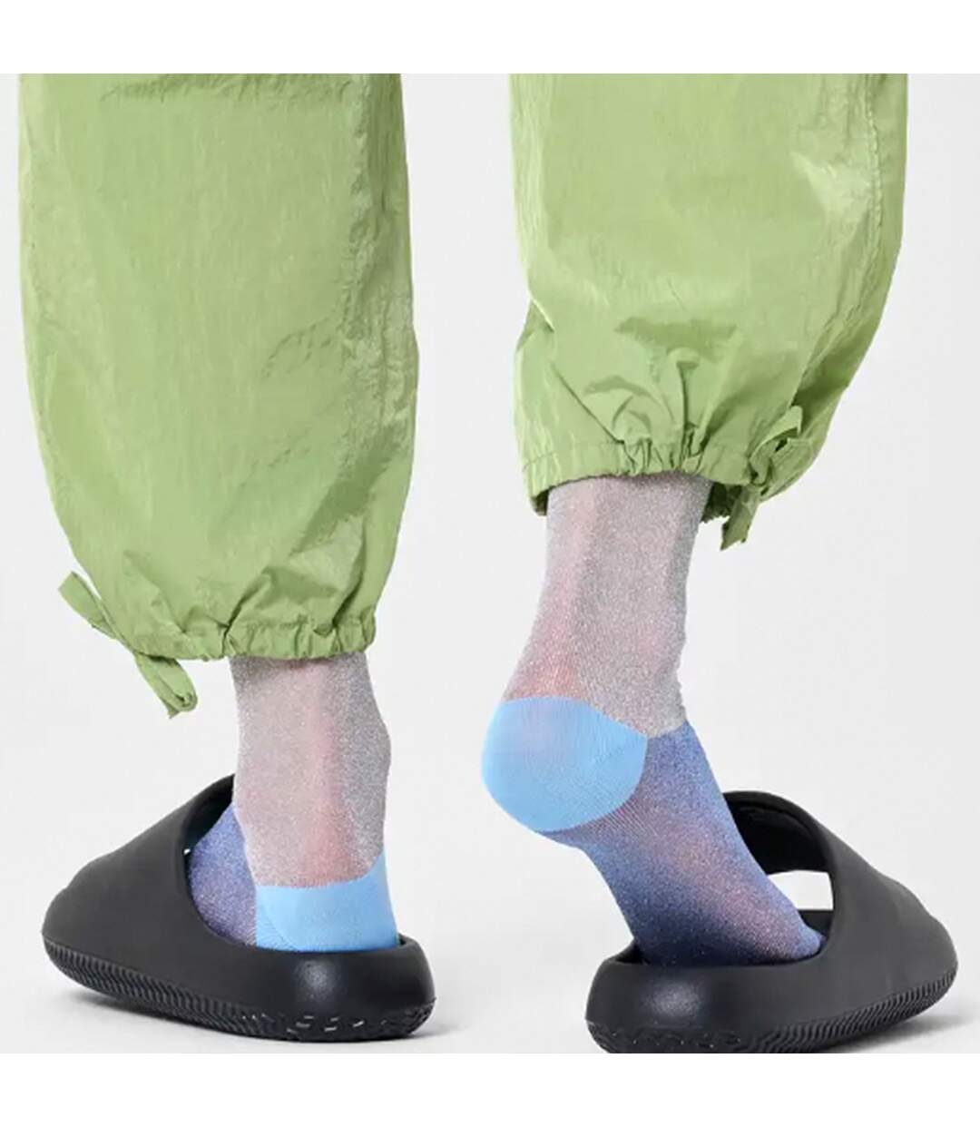 Light Colourful Thin Glittery Socks for Men and Women-3