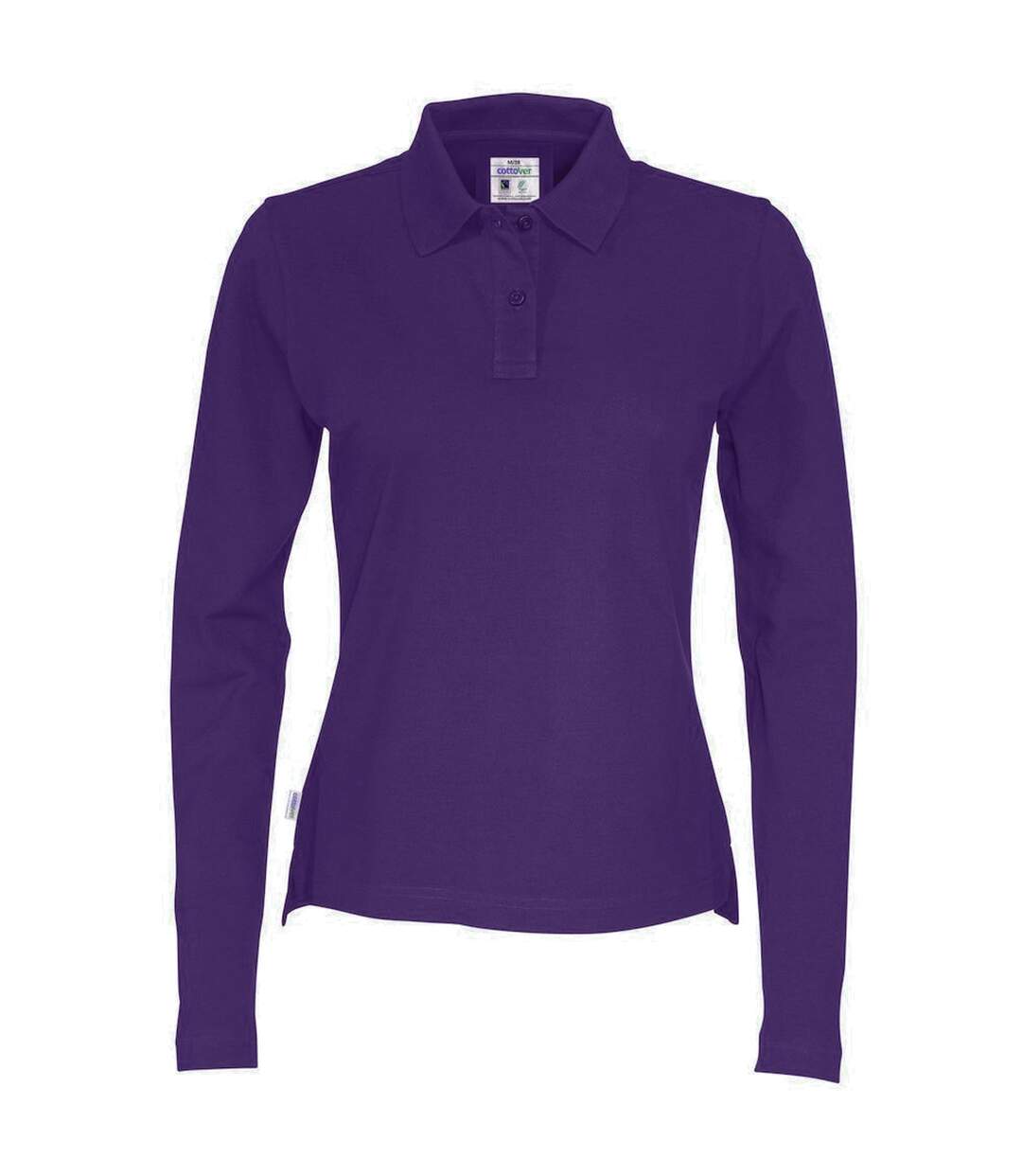 Polo femme violet Cottover-1