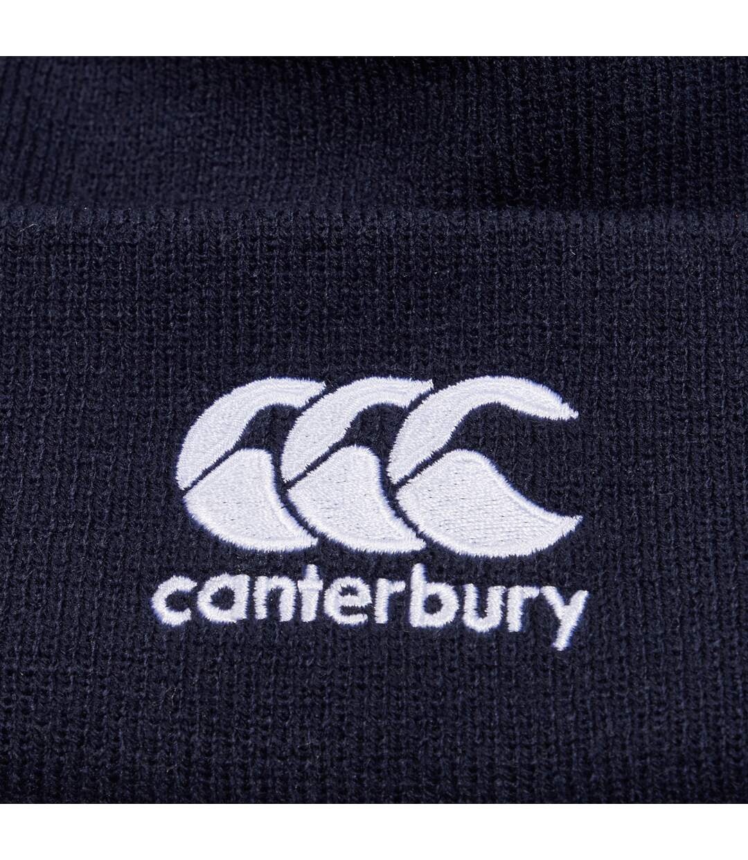 Unisex Adult Ccc Bobble Beanie Navy Canterbury-4