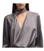 Robe Manches Longues Bascarva Femme Gris Boss-4