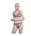 Haut de maillot de bain riviera femme noir Animal