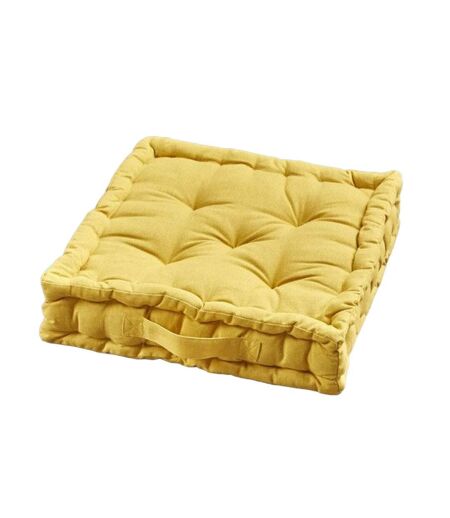 Coussin de sol jaune today 40x40x10cm