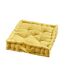 Coussin de sol jaune today 40x40x10cm-1