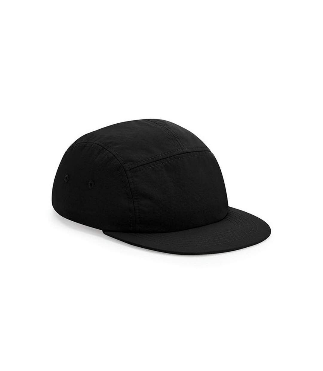 5 panel camper cap black Beechfield-1