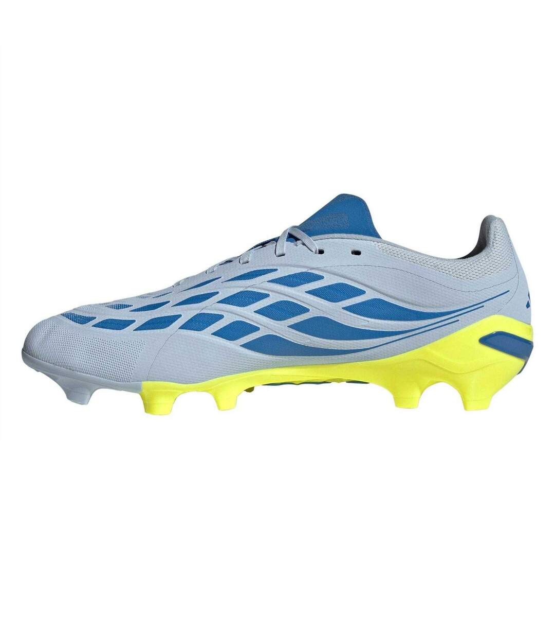 Chaussures De Foot Pour Terrain Ferme Predator League Homme Bleu Jaune Adidas-3