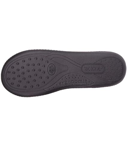 Isotoner Chaussons Mules homme ultra confortables, semelle à mémoire de forme et soutient de la voûte plantaire