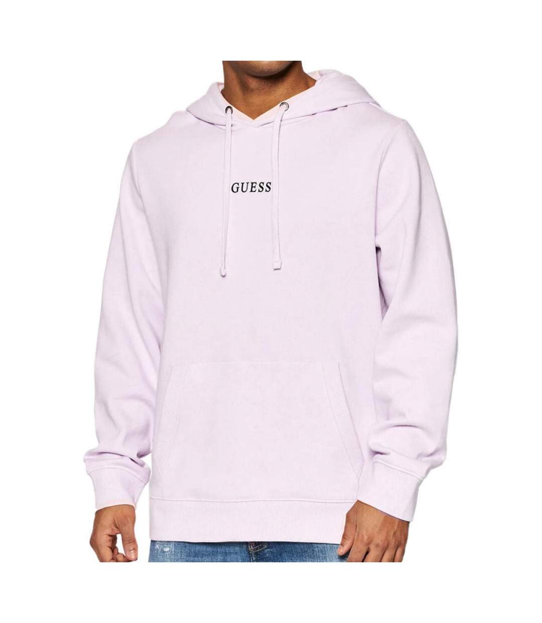 Sweat à capuche Mauve Homme Guess Essential - L