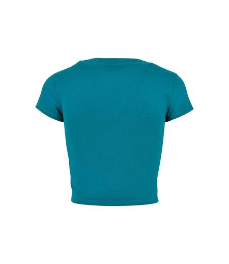 T-shirt Court Femme Bleu Sarcelle Urban Classics