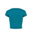 T-shirt Court Femme Bleu Sarcelle Urban Classics-2