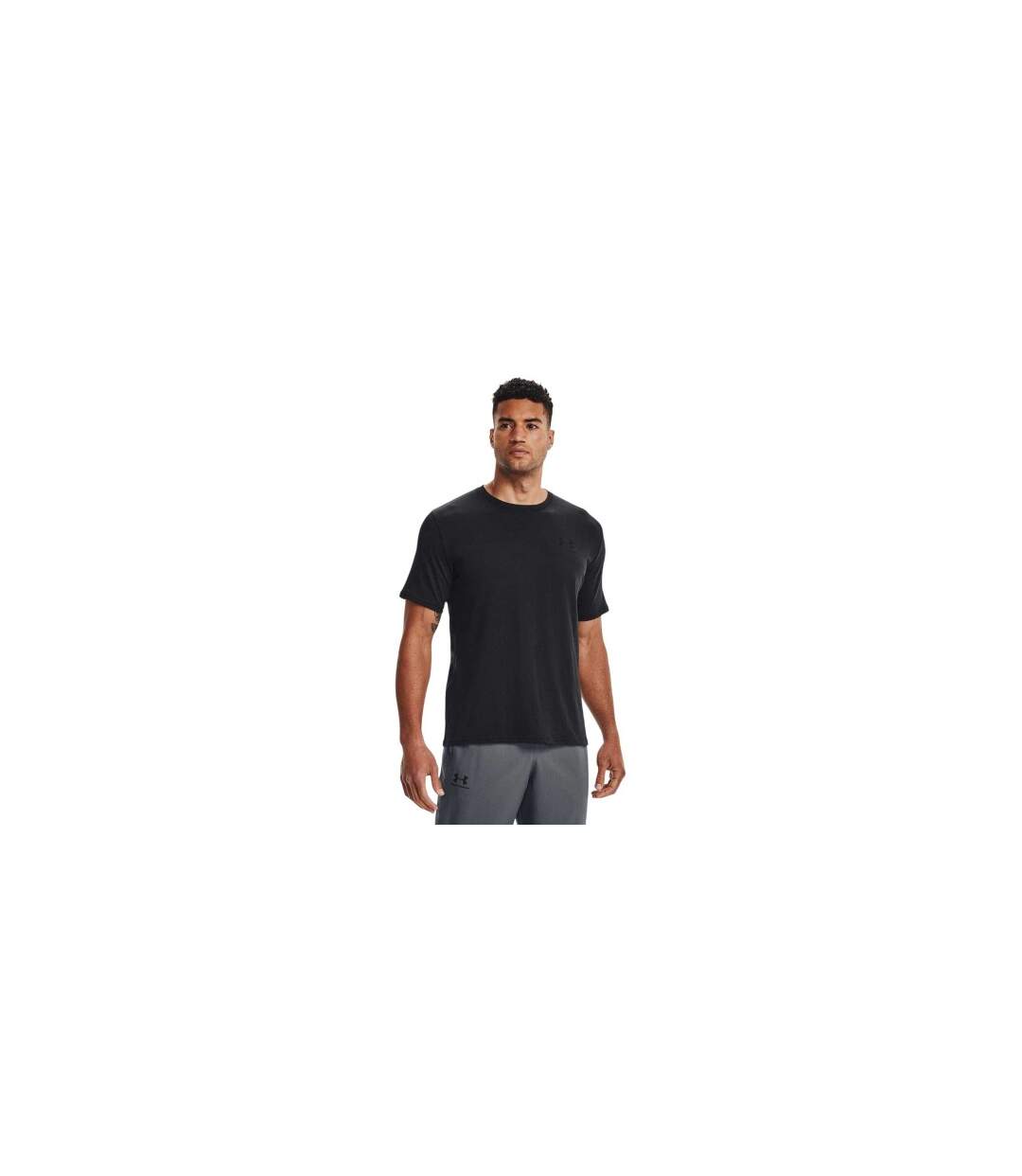 T-shirt Motif/style Logo Sur Poitrine Sportstyle Homme Noir Under Armour-1