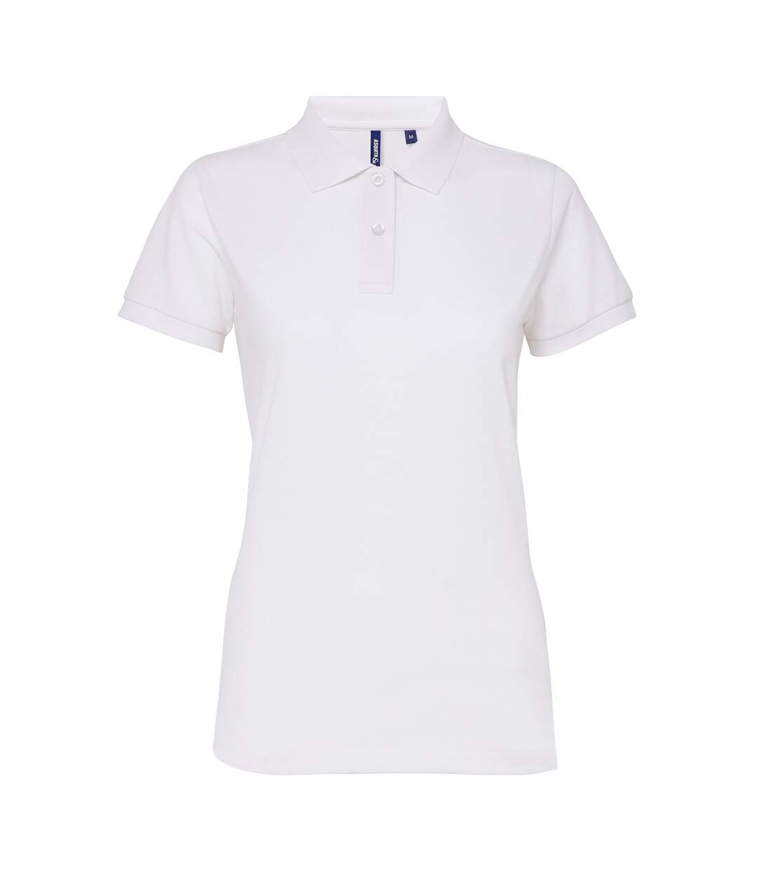 Polo manches courtes femme blanc Asquith & Fox-1