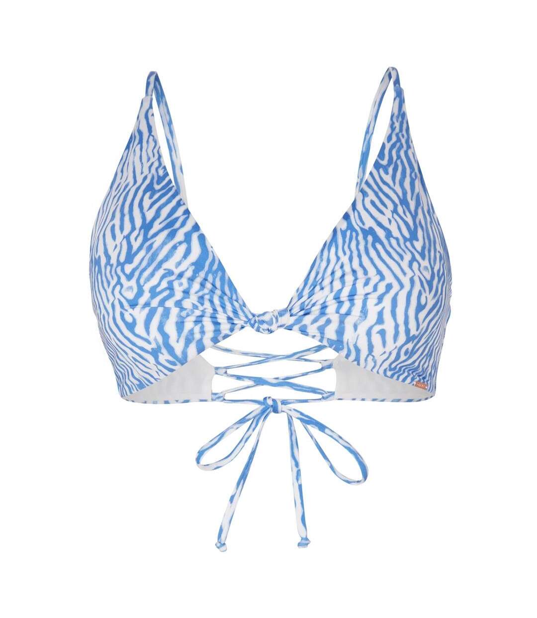 Haut de maillot de bain blanc/bleu femme o'neill charlotte-1