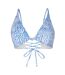 Haut de maillot de bain blanc/bleu femme o'neill charlotte-1