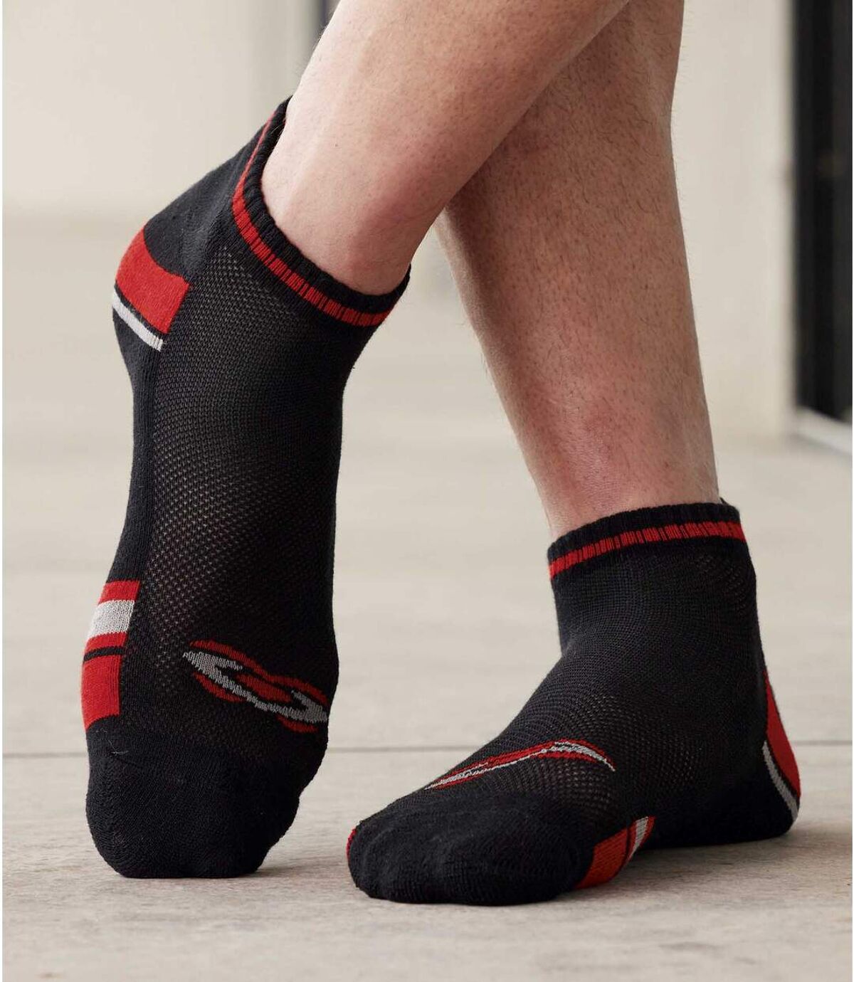 Súprava 5 párov športových členkových ponožiek Atlas For Men