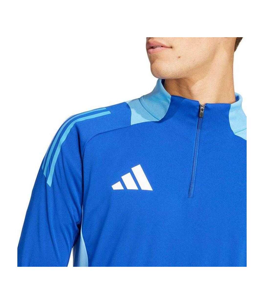 Sweat Entraînement Tiro Competition Homme Bleu Adidas-4